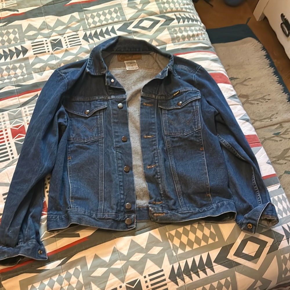 Wrangler Denim Jacket Sz Med